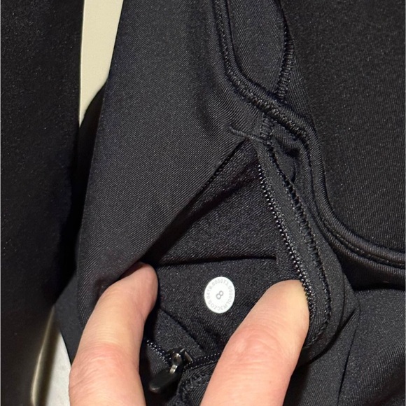 Lululemon Always Alert 1/2 zip fleece long sleeve rulu run crop top - Picture 8 of 10